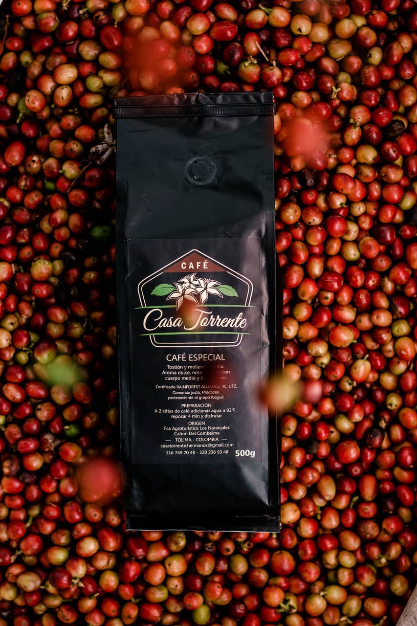 Bag of Special Tolima coffee